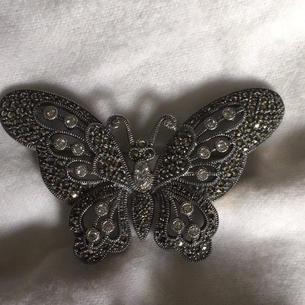 Vintage Judith Jacks Sterling Silver Brooch